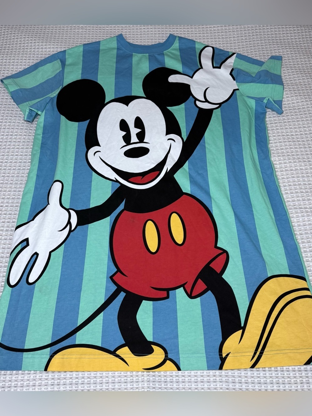 Mickey & Co Nightshirt Pajama Sleepwear Woman's  size XL Short Sleeve Cotton